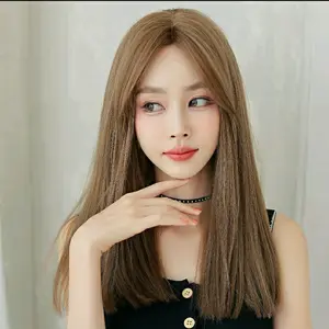 Wig Korea Original Wig Belah Tengah Wig Wanita Rambut Palsu 10247