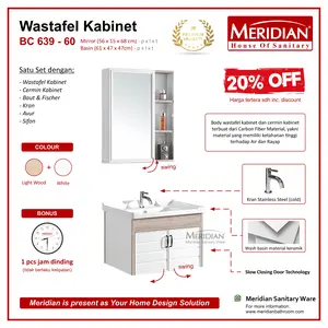Wastafel Kabinet MERIDIAN BC 639-60