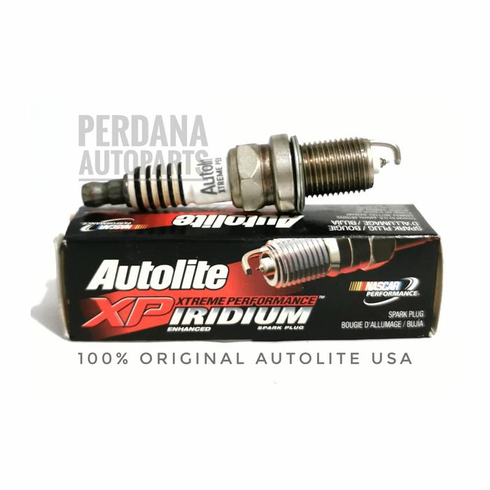 Gambar Busi Jazz Brio Mobilio BRV HRV Original AUTOLITE Iridium XP dari Perdana Autoparts Kota Administrasi Jakarta Barat Tokopedia