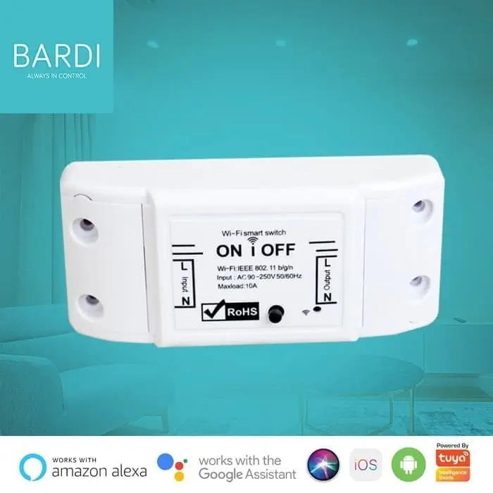BARDI Smart Breaker On Off Switch Wifi Wireless IoT Home Automation 1