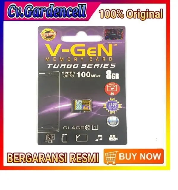 V-GEN 8GB TURBO CLASS 10 ORIGINAL