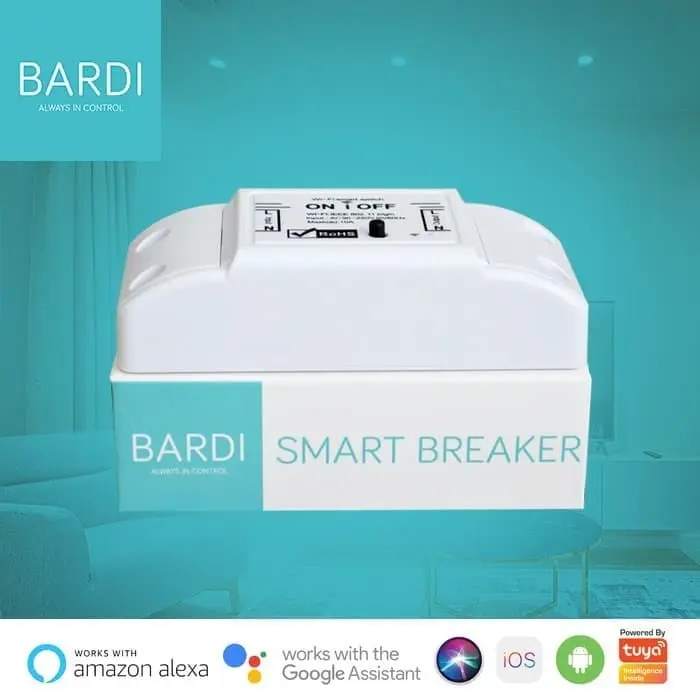 BARDI Smart Breaker On Off Switch Wifi Wireless IoT Home Automation 2