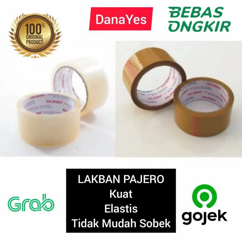 Lakban Coklat Bening Isolasi Besar Plakban Selotip Besar Tape Besar