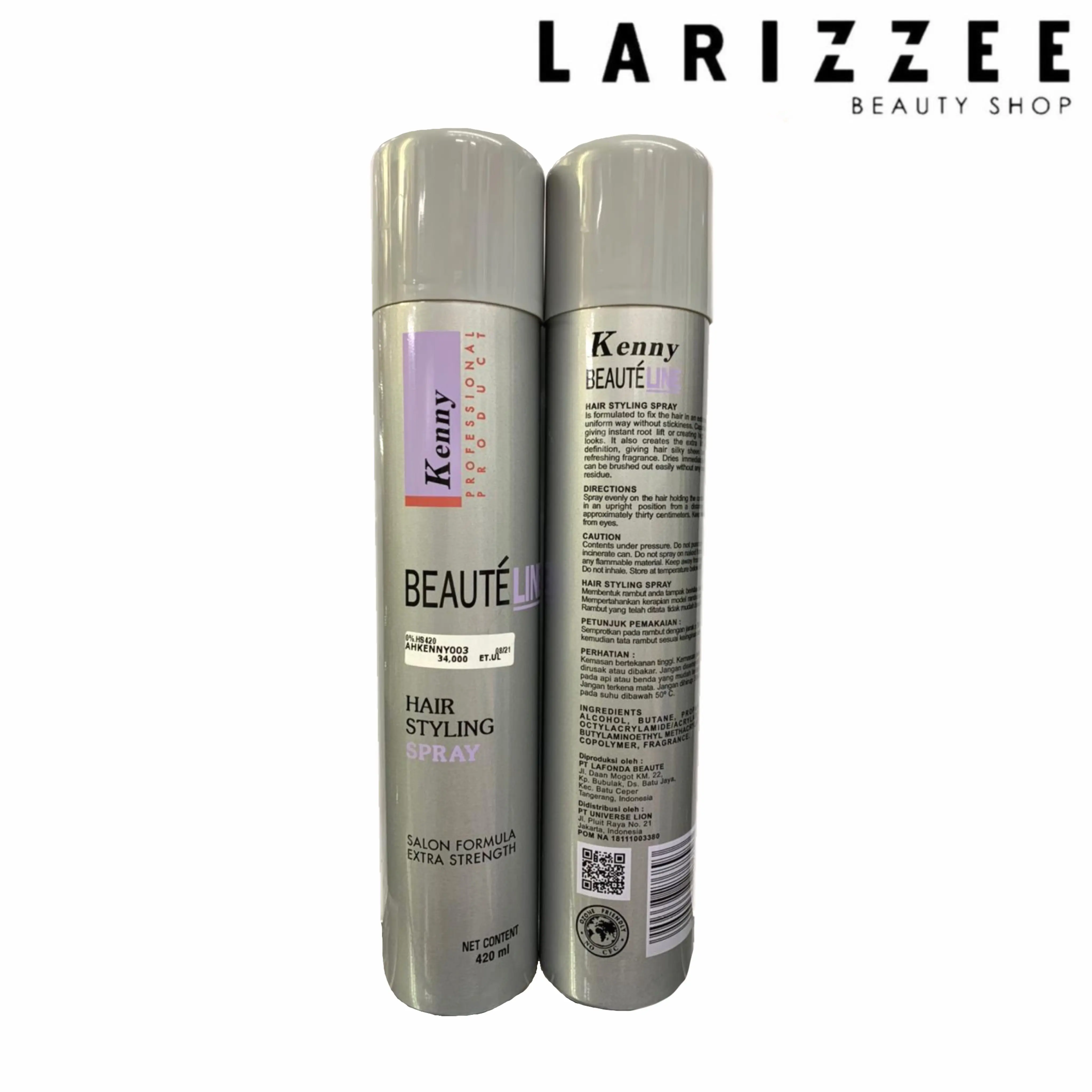 KENNY HAIR SPRAY AEROSOLE 420ML