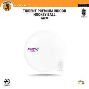 Trident Premium Indoor Hockey Ball - White