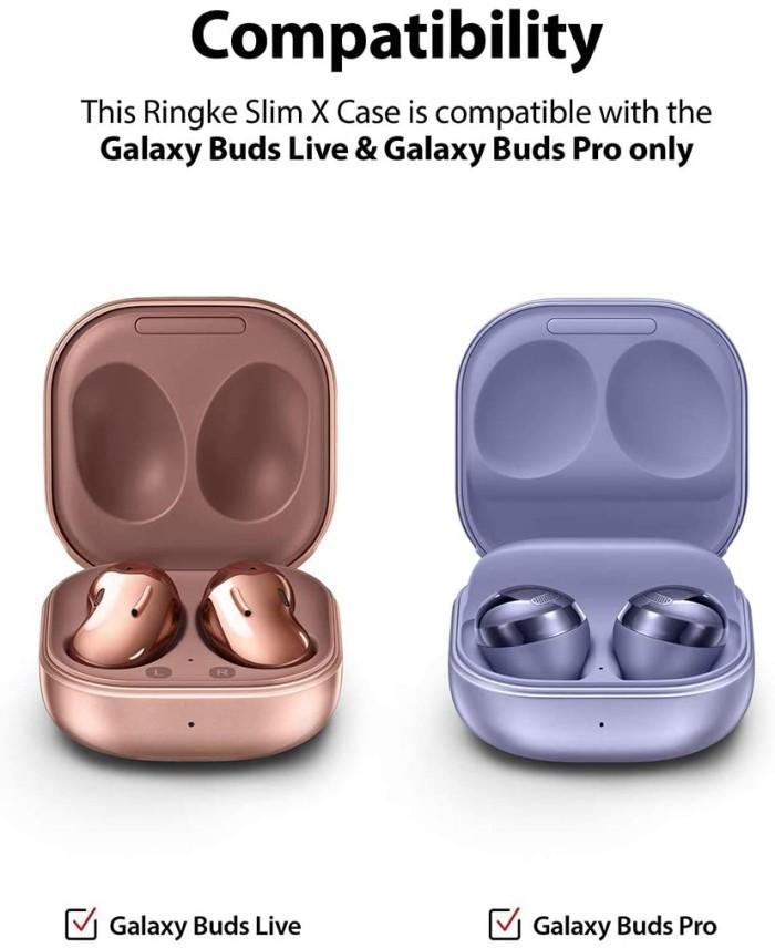 Case Samsung Galaxy Buds 2 /Pro /Live Ringke Slim X Hard Cover Casing