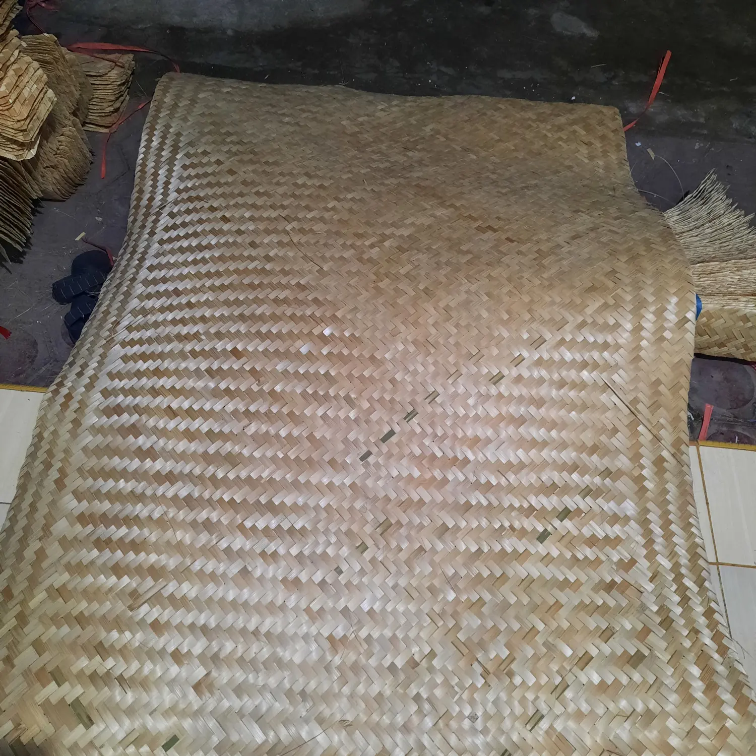 besek anyaman bambu tikar bambu dinding bambu ukuran 190x130 cm / 150x200 cm / 50x200 cm / 90x130 cm / 1x2 m