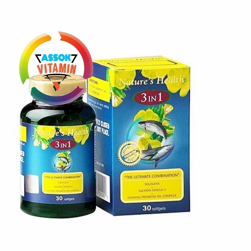 NATURES HEALT HSQ+OMEGA+EPO 3 IN 1 30 SOFTGELS
