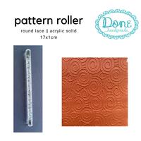 Gambar Clay roller motif pattern roller round lace alat clay fondant roller dari Done Handymade Kota Administrasi Jakarta Barat 1 Tokopedia
