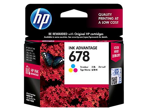 HP Tinta Printer Original 678 Tri-Color (CZ108AA) 1