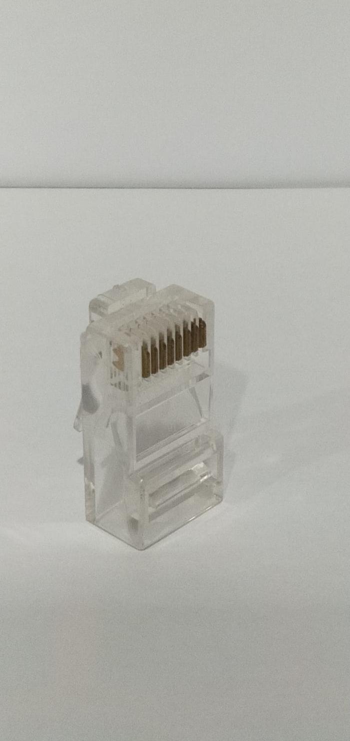 Gambar Connector RJ45 AMP cat 5e original HARGA SATUAN/PCS dari FJ COM Kota Administrasi Jakarta Pusat Tokopedia