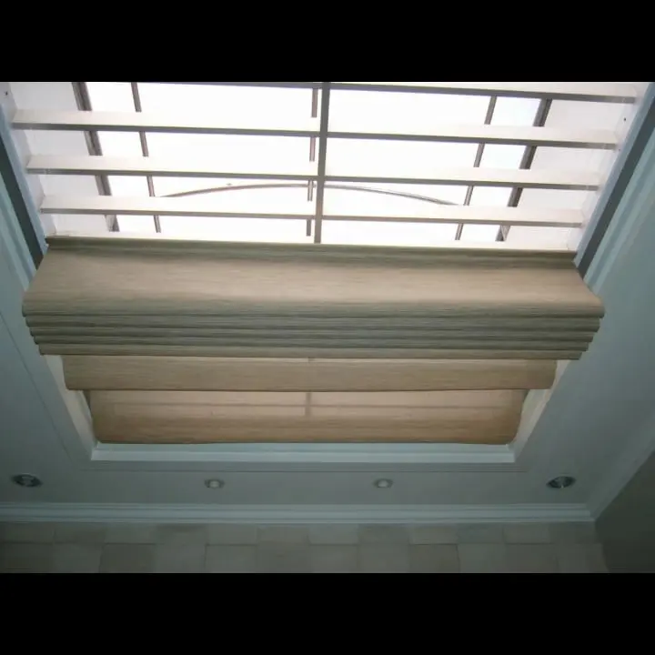 Skylight Motorized Glide tanpa celah solarscreen 10xx/14xx hanya kain