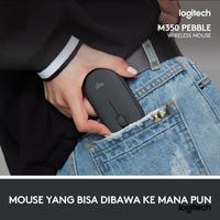Gambar LOGITECH PEBBLE WIRELESS BLUETOOTH MOUSE M350S ORIGINAL - TONAL WHITE dari KING Laptop Kota Administrasi Jakarta Pusat 5 Tokopedia