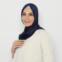 Gambar Eiza by duapola Hijab Satin Plisket Premium Pashmina 8101 - Navy dari Eiza by duapola Kab. Tangerang 3 Tokopedia