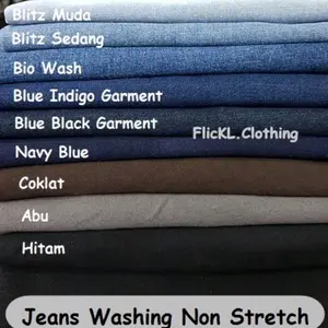 KAIN JEANS/BAHAN JAKET/BAHAN CELANA LEBAR 1.50M.