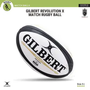 Gilbert Revolution X Match Rugby Ball