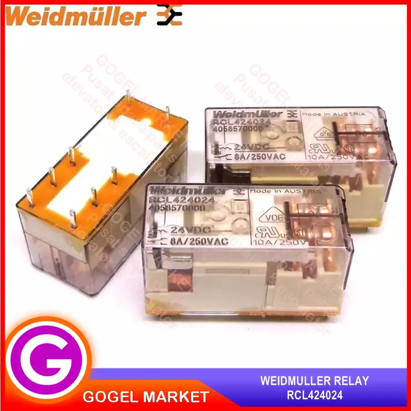 Weidmuller relay 24vdc RCL424024, brand new and original 1
