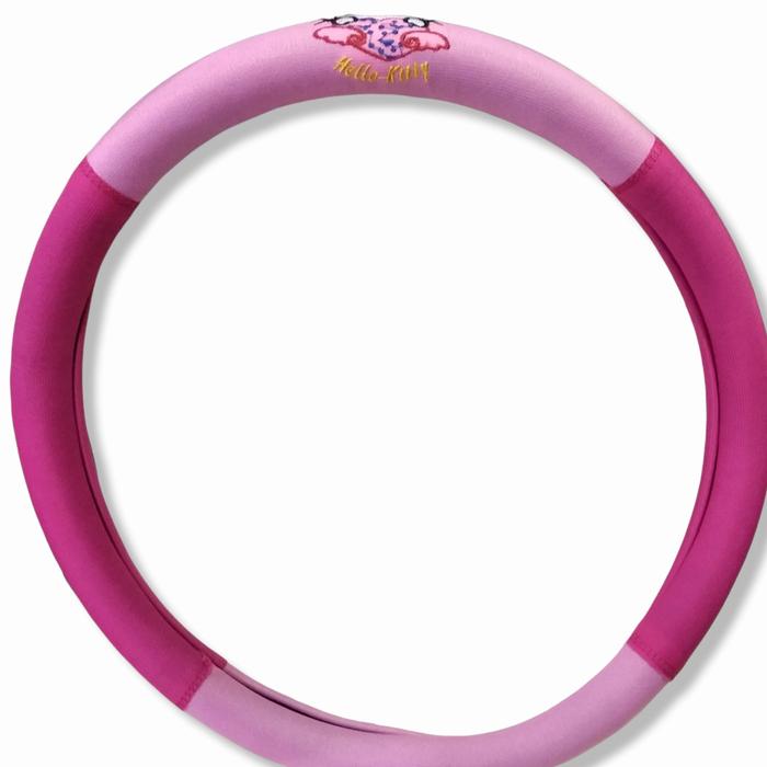 Gambar Sarung Stir Motif Bordir Hello Kitty dari JM×Collection Kota Administrasi Jakarta Utara Tokopedia