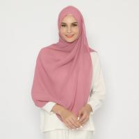 Gambar Eiza by duapola Hijab Crepe Plisket Premium Pashmina 8102 - Rose Pink dari Eiza by duapola Kab. Tangerang 2 Tokopedia