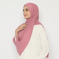 Gambar Eiza by duapola Hijab Crepe Plisket Premium Pashmina 8102 - Rose Pink dari Eiza by duapola Kab. Tangerang 3 Tokopedia