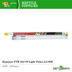 UVB 10.0 T8 Light Tubes 30W 908mm - Lampu Reptil