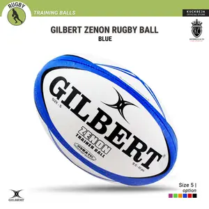 Gilbert Zenon Rugby Ball - Blue (Size 5