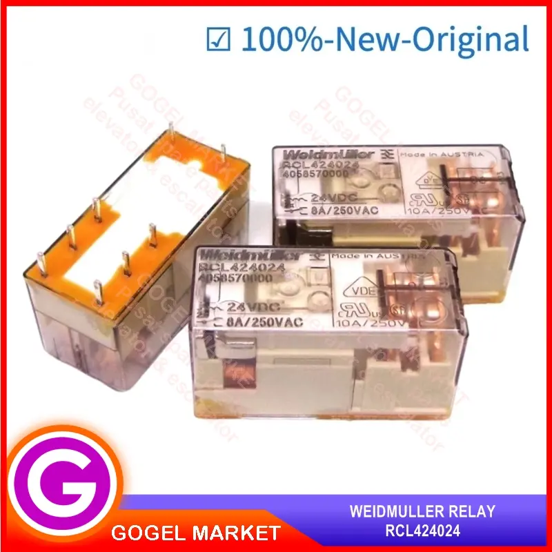 Weidmuller relay 24vdc RCL424024, brand new and original 0