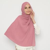 Gambar Eiza by duapola Hijab Crepe Plisket Premium Pashmina 8102 - Rose Pink dari Eiza by duapola Kab. Tangerang 1 Tokopedia