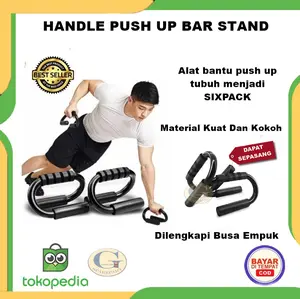 ALAT OLAHRAGA HANDLE PUSH UP BAR STAND PORTABLE TAFFSPORT