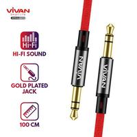 Gambar VIVAN AUX01 KABEL AUX 3.5MM AUDIO SPEAKER HEADPHONE HI-FI CABLE JACK - Merah dari AUTOVENTI Official Store Kota Administrasi Jakarta Barat 1 Tokopedia