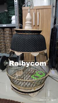 Gambar KANDANG BURUNG PERKUTUT ROTAN JAMBU RAJUT SANGKAR ANYAMAN KUTUT LOKAL dari Raibycom Kota Bekasi 1 Tokopedia