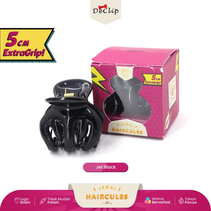 Jedai Haircules Declip Original Gigi 5 ukuran 5cm Warna Hitam 2