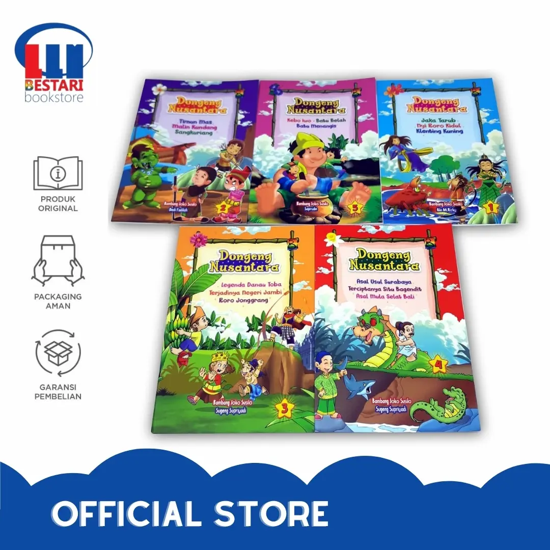 Buku Cerita Anak - Seri dongeng nusantara - bestari kids