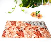 Gambar Batik Keris Loper Serong Persegi Kombinasi Katun Cap 2 Warna Orange dari BATIK KERIS OFFICIAL Kab. Sukoharjo 3 Tokopedia