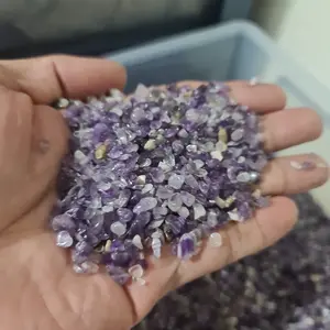 BATU AMETHYST TUMBLED CHIPS 3 SD 5 MM 50GRAMS