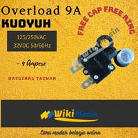 Gambar Taiwan ORI Overload 9A 32VDC 50VDC Thermal Protector 9 Amper Kuoyuh dari Overload Wikimesin Kab. Tangerang 4 Tokopedia