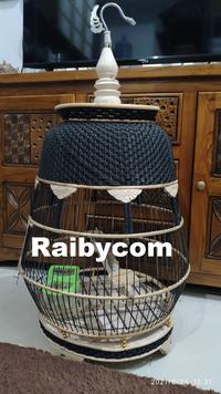 Gambar KANDANG BURUNG PERKUTUT ROTAN JAMBU RAJUT SANGKAR ANYAMAN KUTUT LOKAL dari Raibycom Kota Bekasi 2 Tokopedia