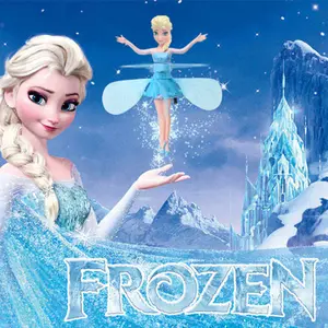 Boneka Terbang Sensor Doll Peri Mainan Anak Flying Frozen Elsa