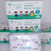 Gambar Masker Anak 3 Ply Earloop Motif Child Medical Face Mask Kemenkes RI dari setia1.shop Kab. Tangerang 3 Tokopedia