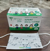 Gambar Masker Anak 3 Ply Earloop Motif Child Medical Face Mask Kemenkes RI dari setia1.shop Kab. Tangerang 2 Tokopedia