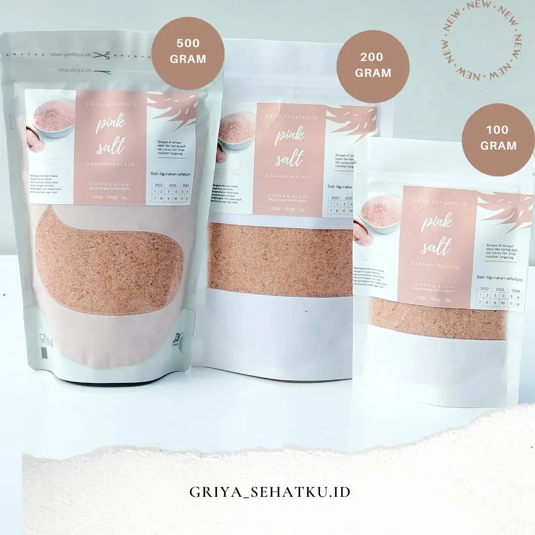 Garam Himalaya Pink Salt 200 gr 100% Original
