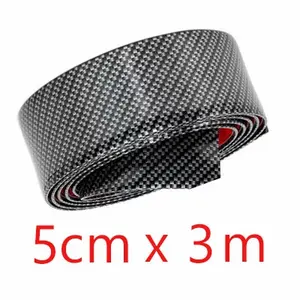 sticker vinyl motif carbon 5cm x 3 meter hitam