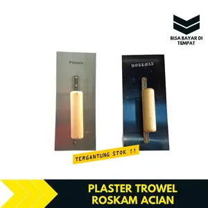 Roskam Acian Alat Plaster Tembok Plat Baja Asli Stainless