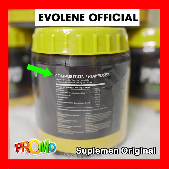 Gambar PREVO Evolene Pre Workout PreWO WO 45 sachet 45sachet 225gram 225 gr dari Promo Gojek Suplemen Kota Administrasi Jakarta Barat Tokopedia