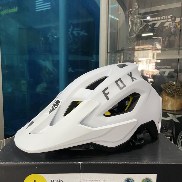 Gambar HELM SEPEDA FOX SPEEDFRAME MIPS WHITE dari CYCLUB INC Kota Bogor Tokopedia