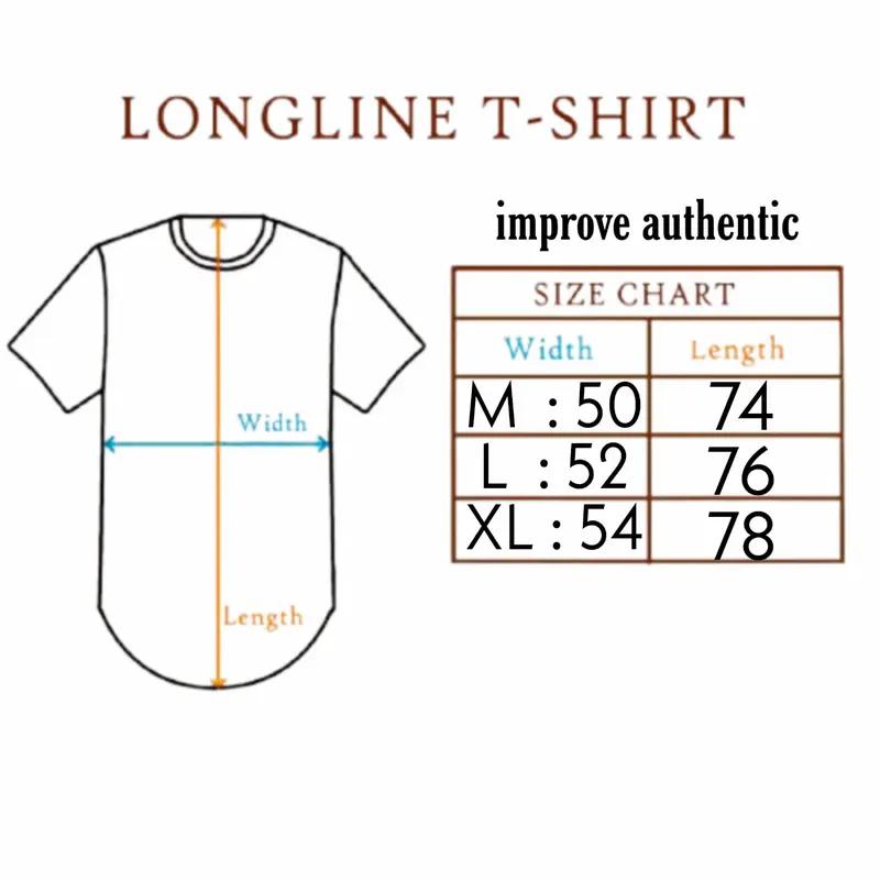 kaos pria distro premium longline brand improve original lengan pendek 4