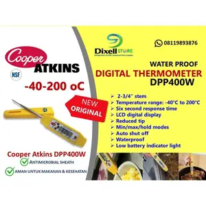 CooperAtkins DPP400W-0-8 Waterproof Digital Pen Style Thermometer