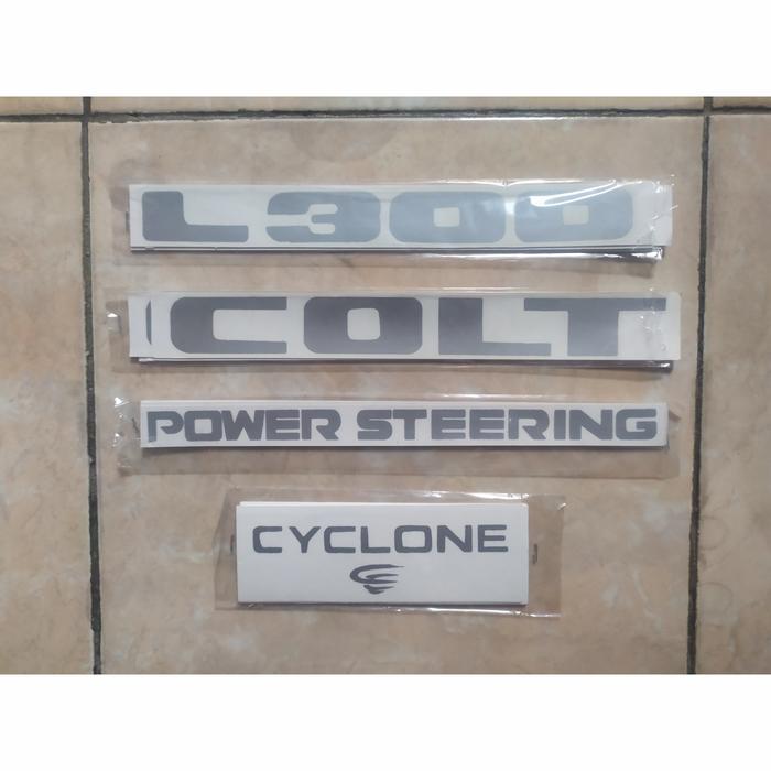 Sticker Cyclone L300 Jual Stiker l300 colt power steering - cyclone - Jakarta Barat ...