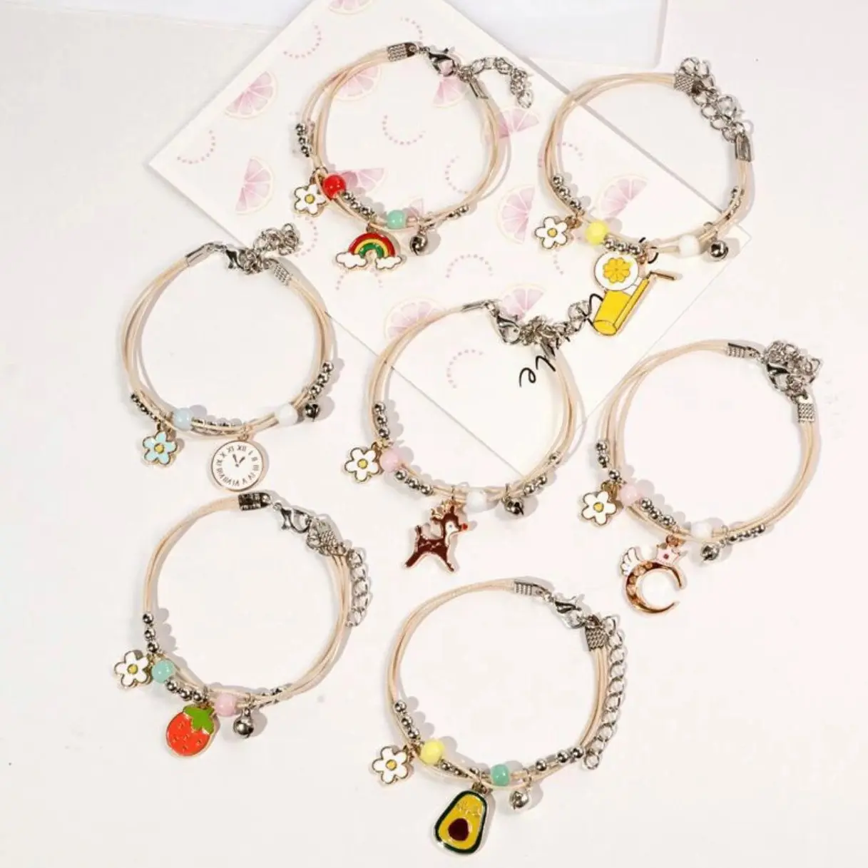 Gelang Wanita Bangle Model Korea Terbaru Bracelet Tsania Karakter Lucu