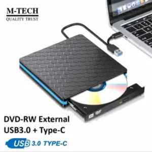 USB 3.1 Type C External CD DVD RW Optical Driver For Laptop PC M-Tech